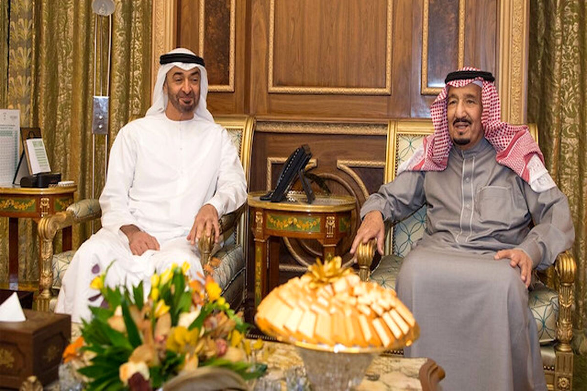 پادشاه عربستان و ولیعهد امارات