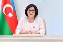 حضور رئیس مجلس جمهوری آذربایجان در مراسم تشییع رهبر شهید