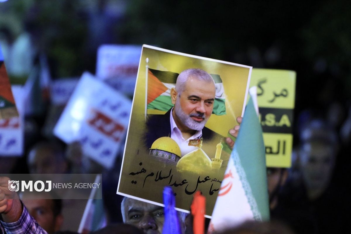 تجمع مردم شیراز در محکومیت ترور اسماعیل هنیه