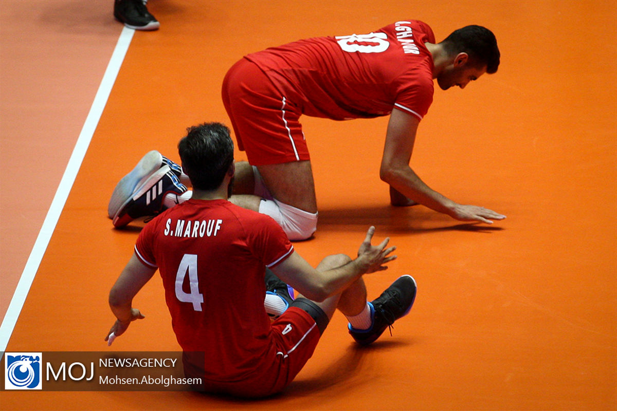 دیدار تیم های ملی والیبال ایران و استرالیا