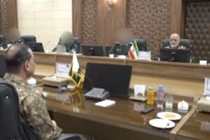 فرمانده ارتش پاکستان با فرماندهی قرارگاه مرکزی خاتم‌الانبیا دیدار کرد