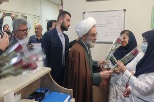 تجلیل نماینده مقام معظم رهبری در استان از پرستاران گیلانی