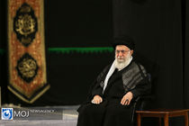 عزاداری شام غریبان حسینی با حضور مقام معظم رهبری