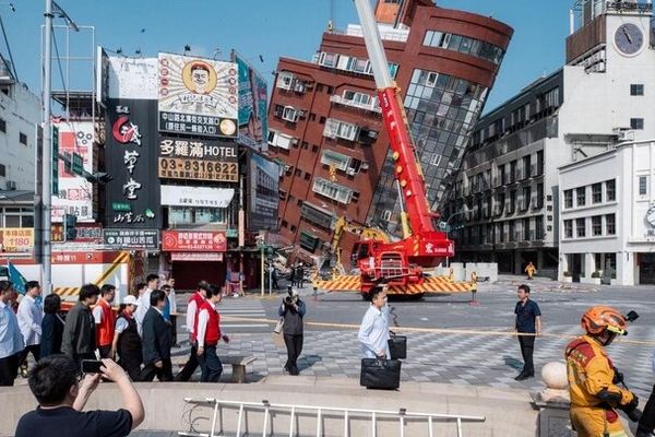 زمین لرزه ۶.۴ ریشتری تایوان را لرزاند
