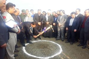کلنگ زنی فاز دوم تصفیه خانه فاضلاب شهری مریوان
