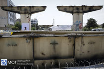 جمع آوری پل موقت گیشا پس از ۴۶ سال