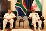 دیدار فرمانده ناوگروه ١٠٣ نداجا با فرمانده نیروی دریایی آفریقای جنوبی
