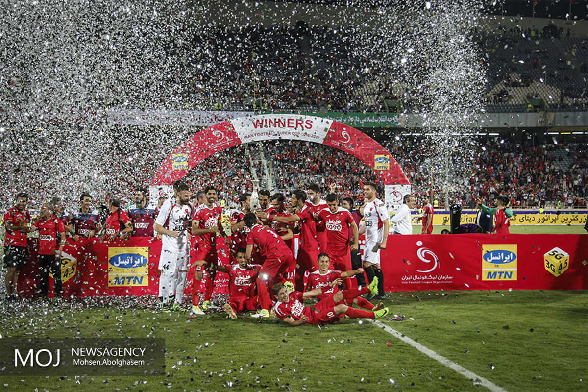 جشن قهرمانی پرسپولیس در سوپرجام
