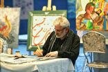 آثار هنرمندان تجسمی در شب‌های «خیمه هنر» به نمایش درآمد