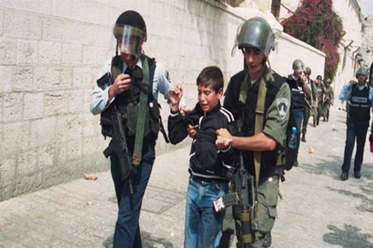 بازداشت کودک فلسطینی