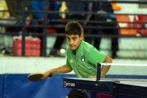 بنیامین فرجی مدال نقره مسابقات آزاد جهانی تنیس روی میز را کسب کرد