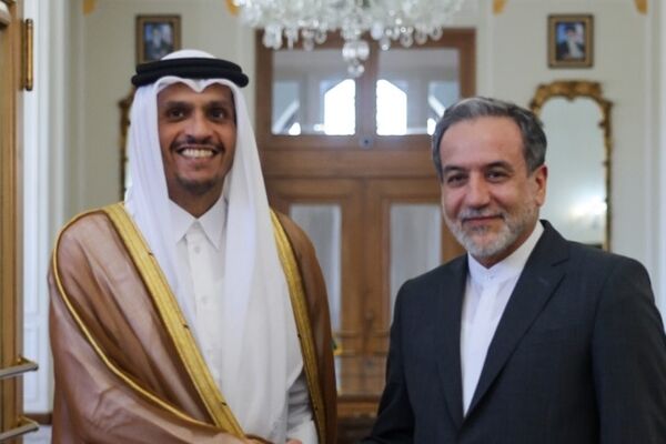 قطر و ایران بر تقویت صلح منطقه تاکید کردند
