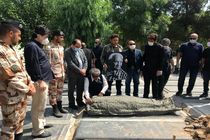 پیکر حسن شریفی در قطعه هنرمندان به خاک سپرده شد