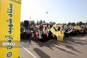 اجتماع بزرگ نوجوانان آرمانی در جوار شهیدان برگزار شد + فیلم و تصاویر