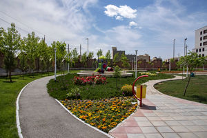 افزایش 580 هزار متر مربعی فضای سبز قم 