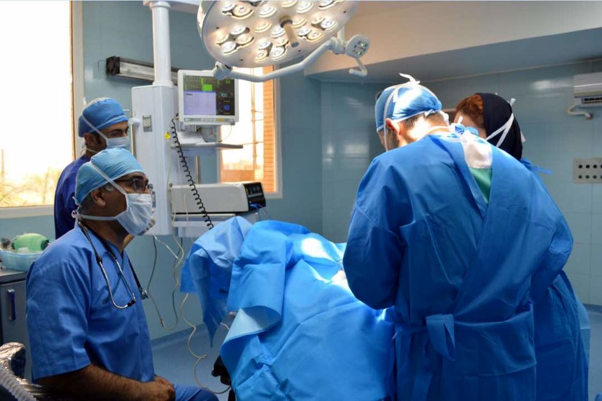 افتتاح اتاق عمل آبی در بیمارستان آپادانا اهواز