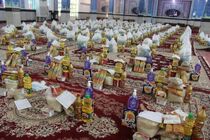 برگزاری پویش همدلی مومنانه در بهزیستی شهرستان کاشان / توزیع 400 بسته حمایتی معیشتی