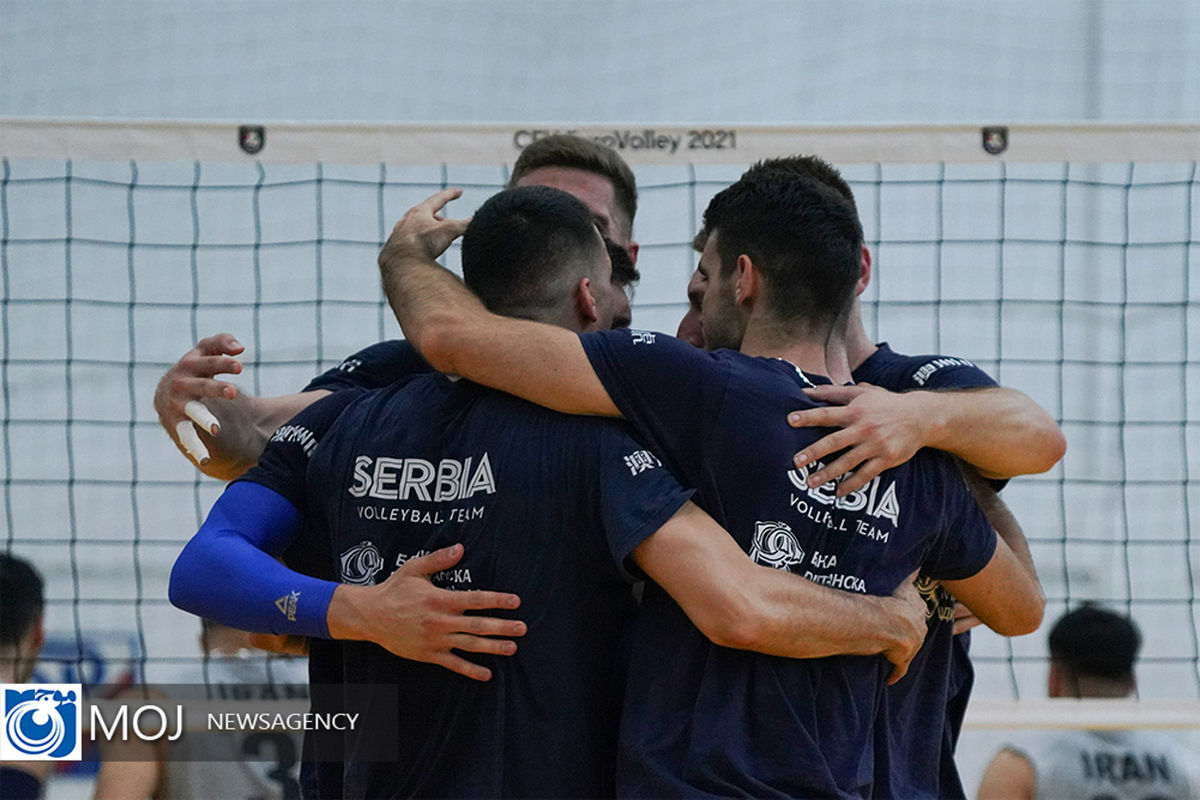 دیدار دوستانه تیم های ملی والیبال ایران و صربستان