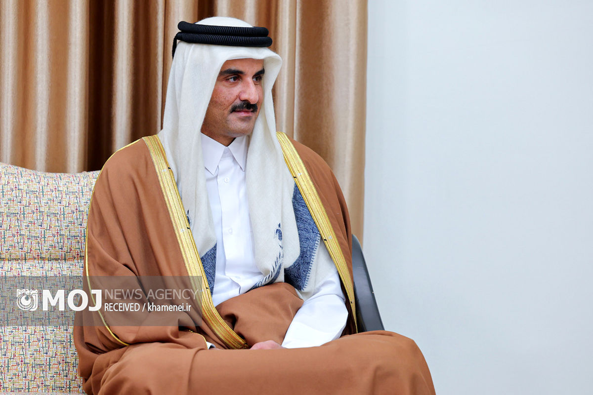 دیدار امیر قطر با رهبر معظم انقلاب