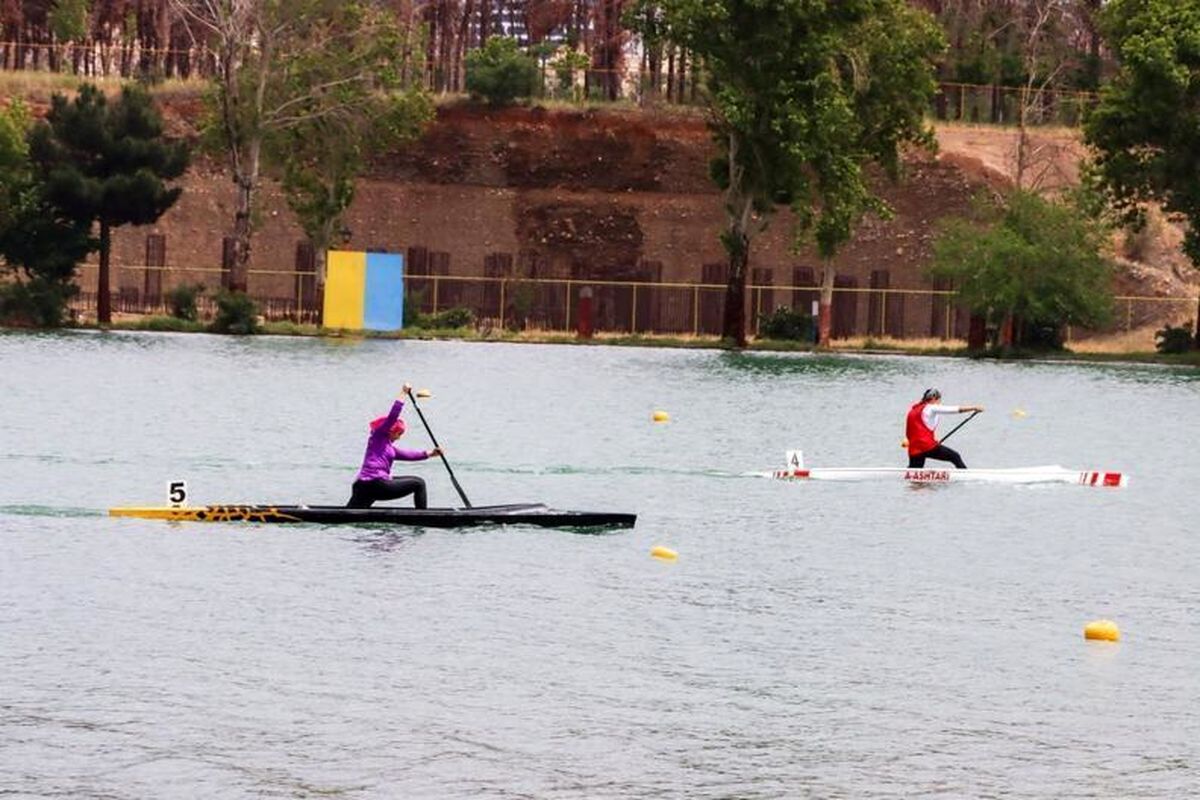 اردوی تیم ملی قایقرانی آب‌های آرام در مازندران