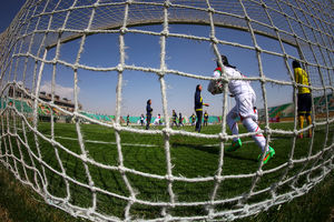 سومین پیروزی دختران فوتبالیست ایرانی در سوچی