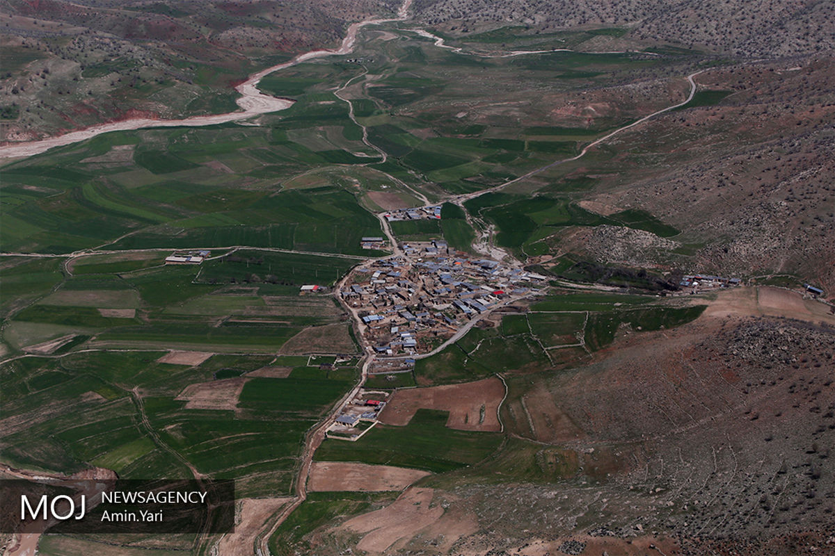 تصاویر هوایی از مناطق سیل زده استان لرستان