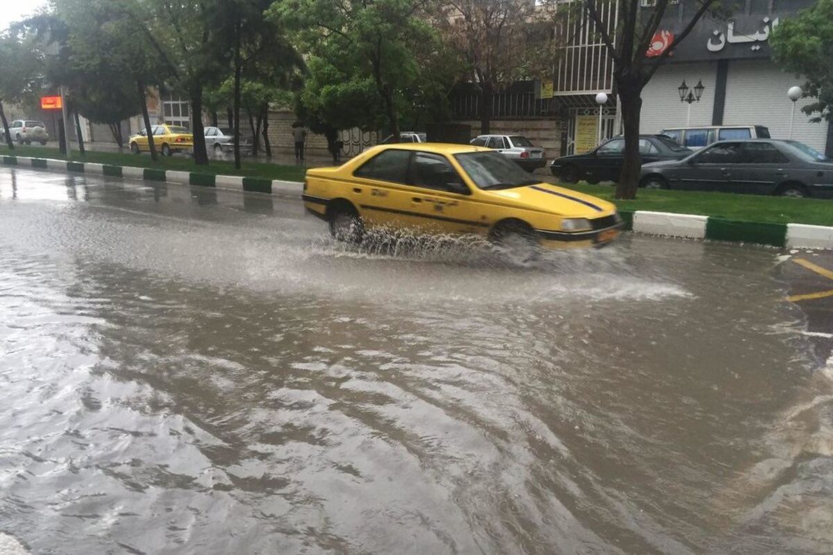 احتمال آب‌گرفتگی معابر در برخی نقاط کرمانشاه