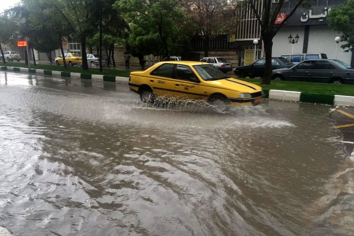 احتمال آب‌گرفتگی معابر در برخی نقاط کرمانشاه