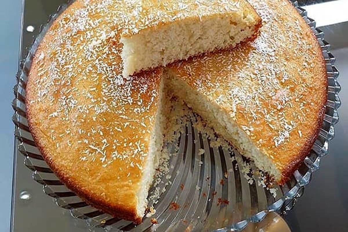 کیک+نارگیلی