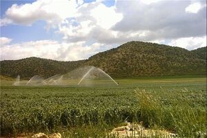 آغاز عملیات ساخت شبکه آبیاری تحت فشار در اراضی پایاب سد خداآفرین