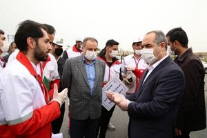 بازدید استاندار از ایستگاه های پایش سلامت