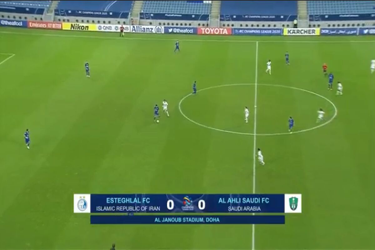 بازی استقلال و الاهلی