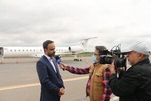 نخستین پرواز گیلان به عتبات عالیات تا لحظاتی دیگر+عکس