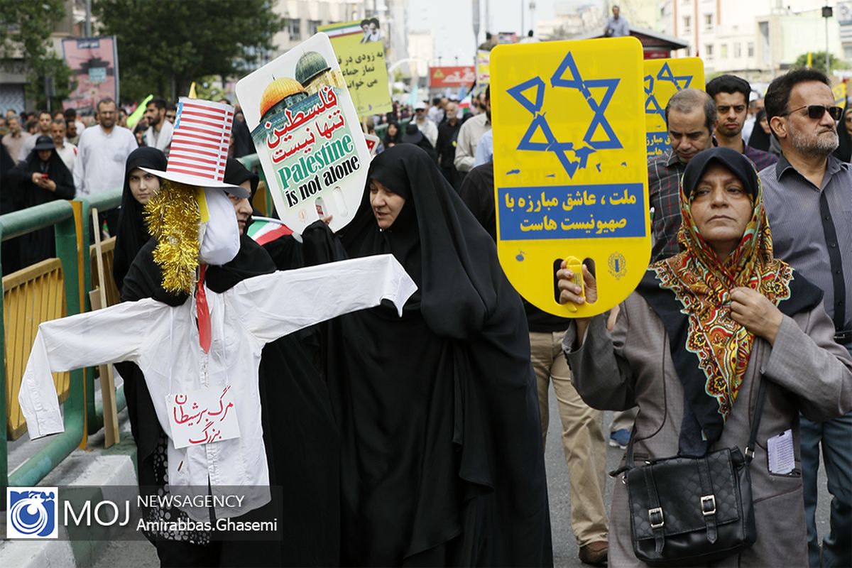 راهپیمایی روز جهانی قدس در تهران 