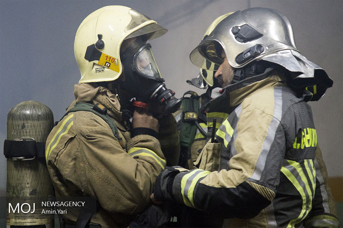 پایان مبارزه آتش نشانان با آتش حرارتی