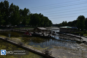 نفس های آخر رودخانه بالیقلو چای در اردبیل