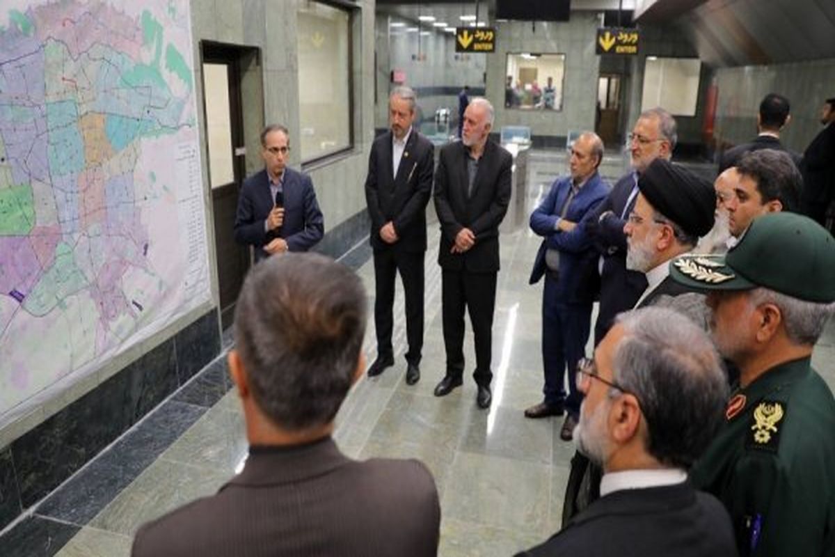 چهار ایستگاه مترو تهران با حضور رئیس جمهوری افتتاح شد