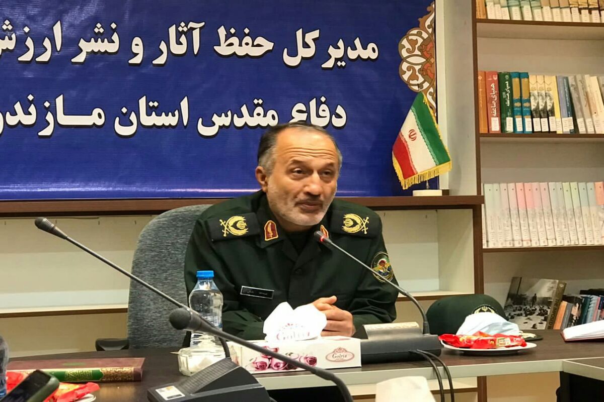 سردار ملکی مدیرکل حفظ آثار و نشر ارزش‌های دفاع مقدس مازندران
