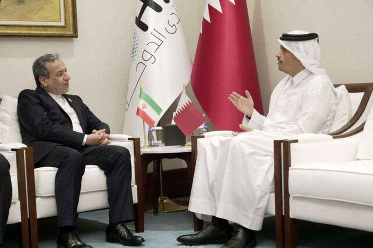 وزرای خارجه ایران و قطر