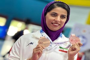 ۲ نشان برنز بازی های آسیایی ناشنوایان برگردن بانوی استان فارسی