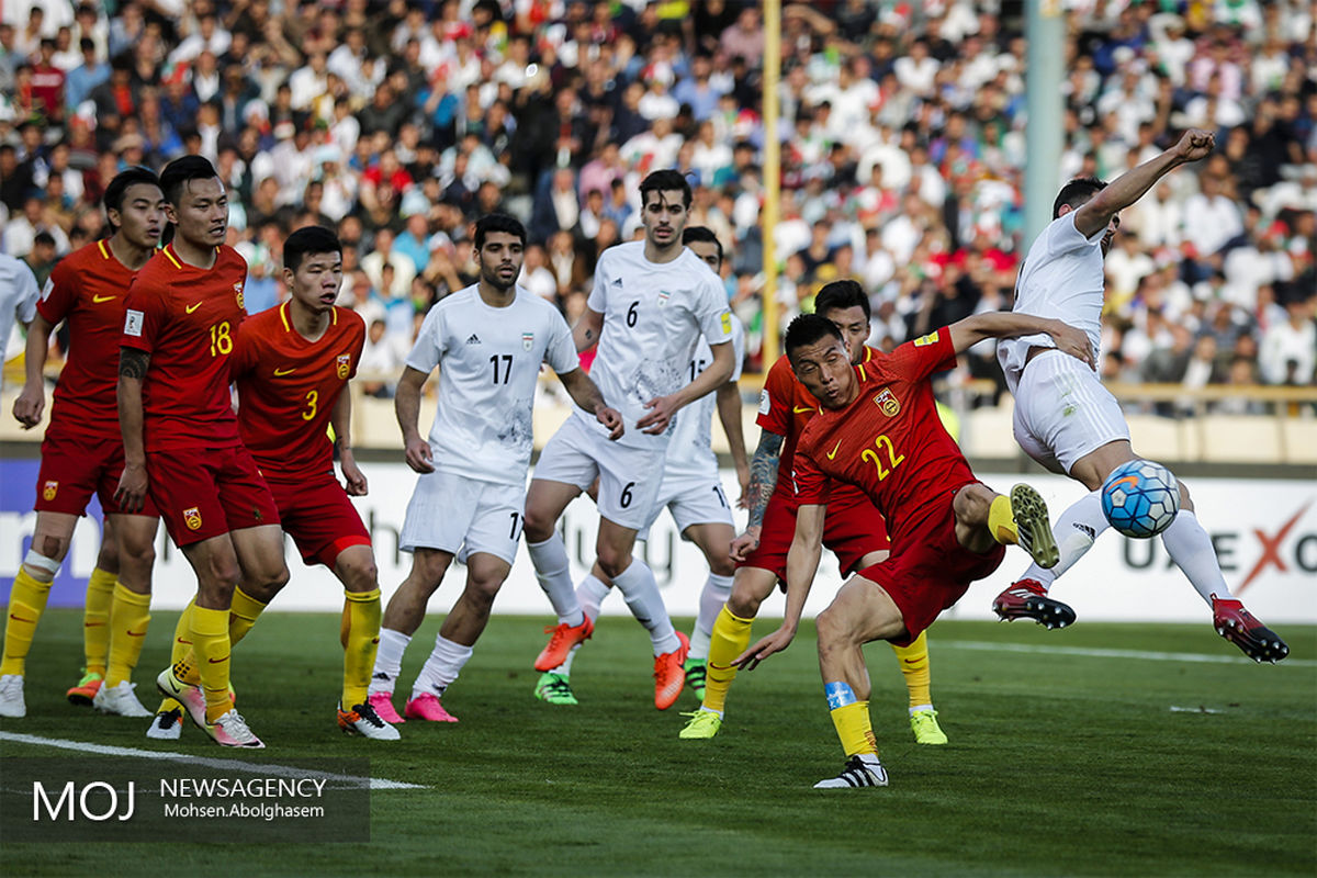 دیدار تیم ملی فوتبال ایران و چین