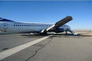 سانحه برای بوئینگ تابان در فرودگاه مهرآباد