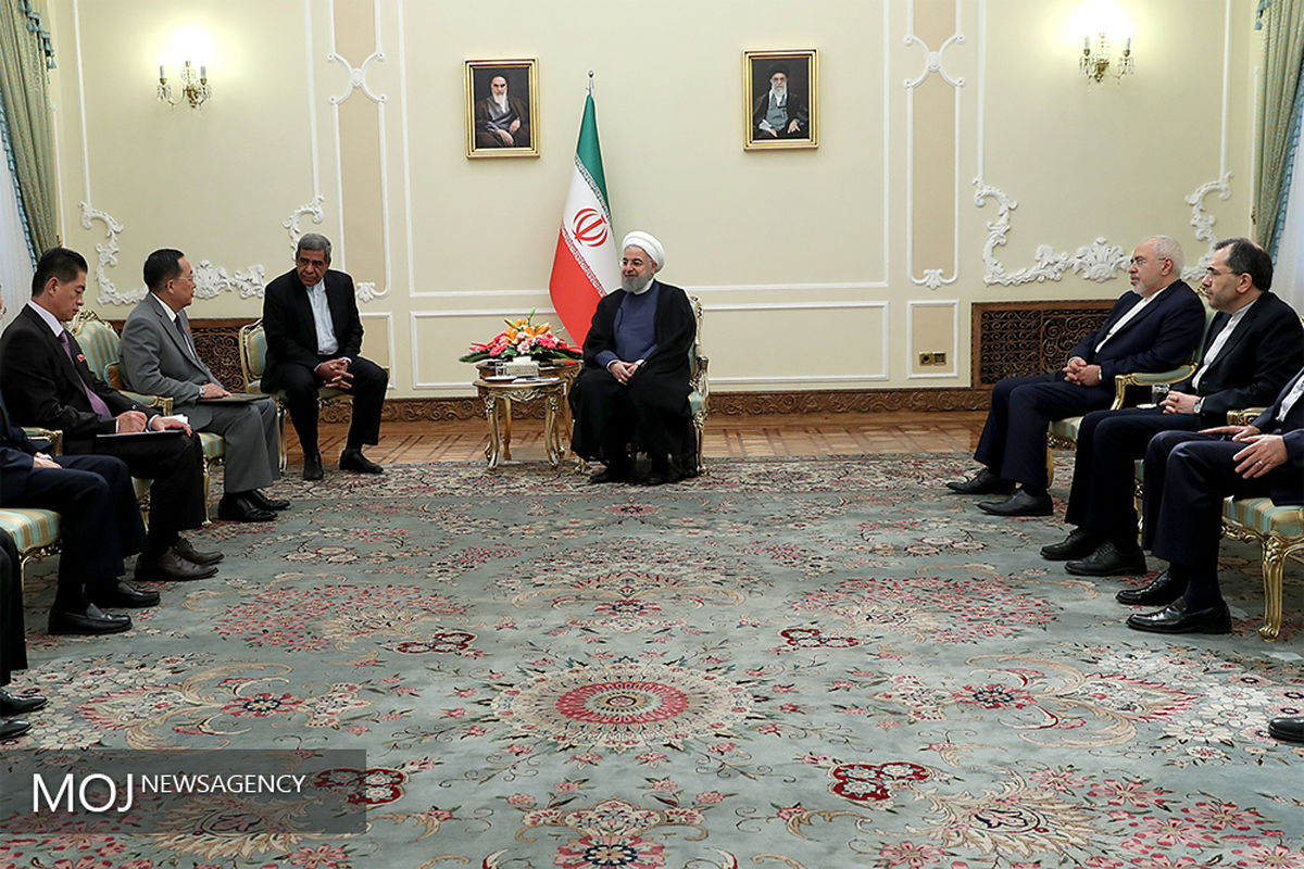 دیدار وزیر خارجه کره شمالی با حسن روحانی