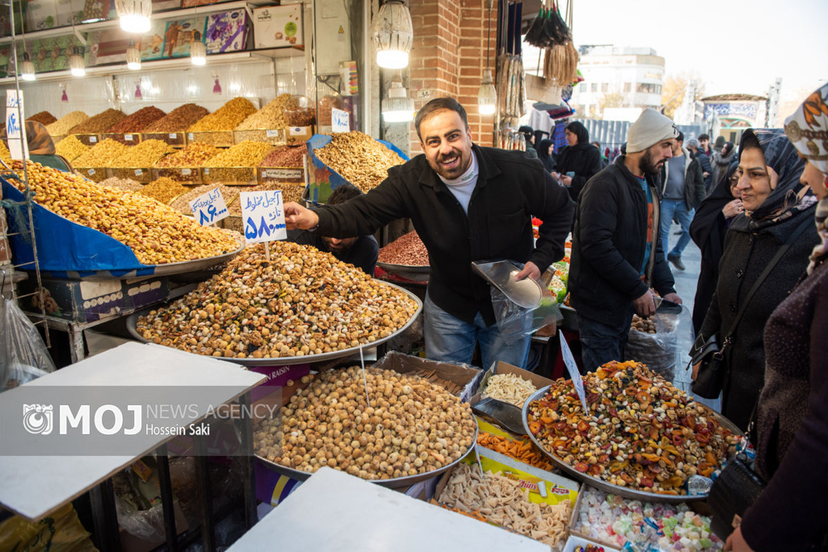خرید آجیل در آستانه شب یلدا