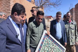 معاون رئیس‌جمهور از روستای سیه‌بنوئیه رابر و یک اقامتگاه بومگردی بازدید گرد
