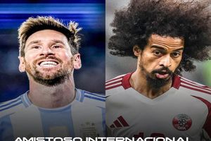 مسی با اکرم عفیف پیش از جام جهانی تقابل می‌کنند