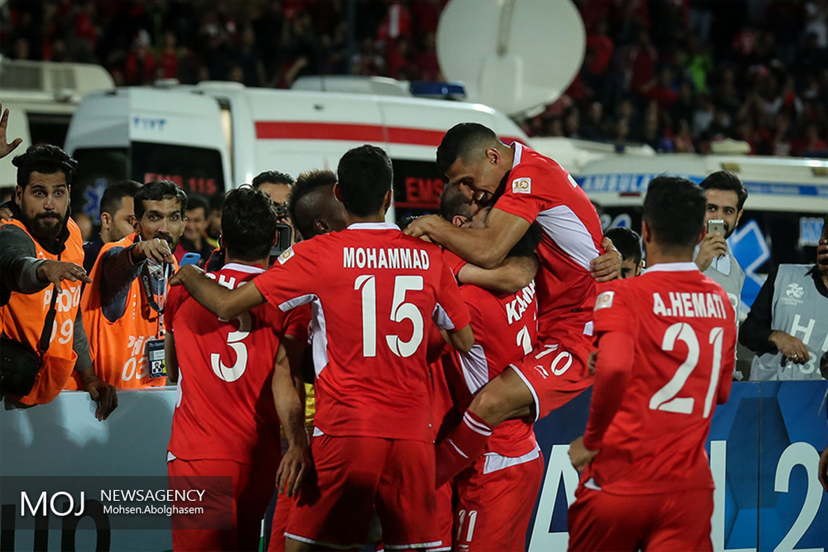 دیدار تیم های فوتبال پرسپولیس ایران و السد قطر