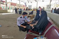 ارائه خدمات فوریتهای پزشکی گیلان به زائرین در مرز خسروی 