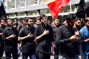 عزاداری عاشورای حسینی هیئت تبریزی در مشهد مقدس + تصاویر