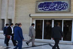 بازدید رییس کل دادگستری هرمزگان از حوزه قضایی میناب